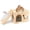 Modern, variant on Extra Large Wooden Rabbit Castle Bunny House and Hideouts Detachable Small Animal Play Hideaway Hut for Indoor Adult Rabbit Guinea Pig Chinchilla Habitat