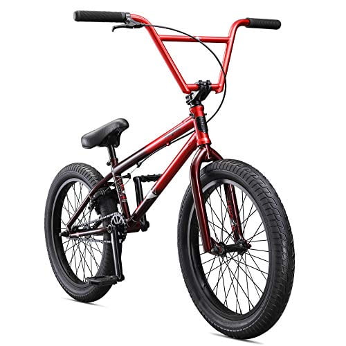 Mongoose Legion L80 Freestyle BMX Bike Line for Beginner-Level to Advanced Riders, Steel Frame, 20-Inch Wheels, Red