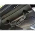 thumbnail image 2 of Convient pour Jeep 2007-2018 Wrangler JK Rugged Ridge Poignée Intérieure 13305.14 Poignée Ultime; Noir; Nylon; Barre Roulante; Ensemble de 2; Arrière, 2 of 5