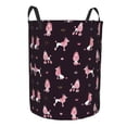 thumbnail image 2 of Balery Poodle Dog Round Laundry Basket with Handles Waterproof Freestanding Laundry Hamper for Clothes Toys in the Dorm and Family-, 2 of 8