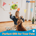 thumbnail image 2 of Petbobi Interactive Dog Toys Ball Self Moving Rolling Balls Plush Dog Toys for Small and Medium Dogs, Mohican Bobby, 2 of 7