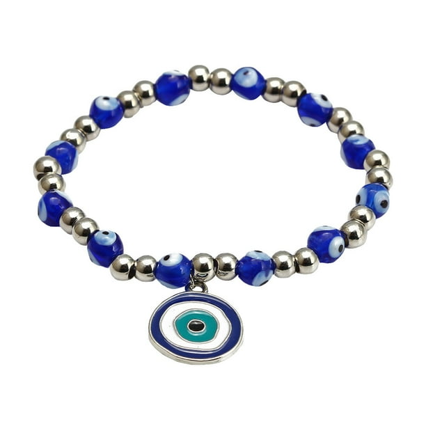 2 unids Pulsera de la pulsera de la pulsera de ojo malvado mujer pulseras de moda regalos de niña