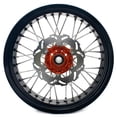thumbnail image 4 of 17" Supermoto Wheels Rims Rotors Bracket for 125-540 EXC SX XC-W XCF SXF 2003-up, 4 of 7
