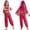 1#Hot Pink, variant on Girls Outfits Sequins Fringe Dance Camisole Mesh Pants Dancewear Set, Sizes 2-4