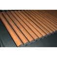 thumbnail image 4 of MG-2010 Rounded Mini Slats Mahogany 94.5 in x 12 in Polystyrene Wood Slat Walls (78.8 Sq.ft / Pack) - 10 Pieces, 4 of 6