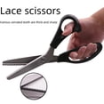 thumbnail image 1 of Wholesale Versatile 7mm Arc Wave Dog Tooth Scissors - Precision Polished Triangle-Designed Tailoring Shears for DIY Handcrafted Flower Borders, Durable Heavy-Duty Cutting Tool with Smooth Clean Cuts, 1 of 5