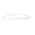 thumbnail image 2 of Mainstays 9.5" White Corner Wood Shelves, Set of 2, 2 of 8