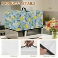 thumbnail image 7 of Whosucclay Lemon Blossom Leaf Print Microwave Oven Dust Cover Breathable Microwave Oven Dust Cover Case Heat-Resistant Machine Protector with Top Handle 18.25" x 14.5" x 11"inches-S, 7 of 7