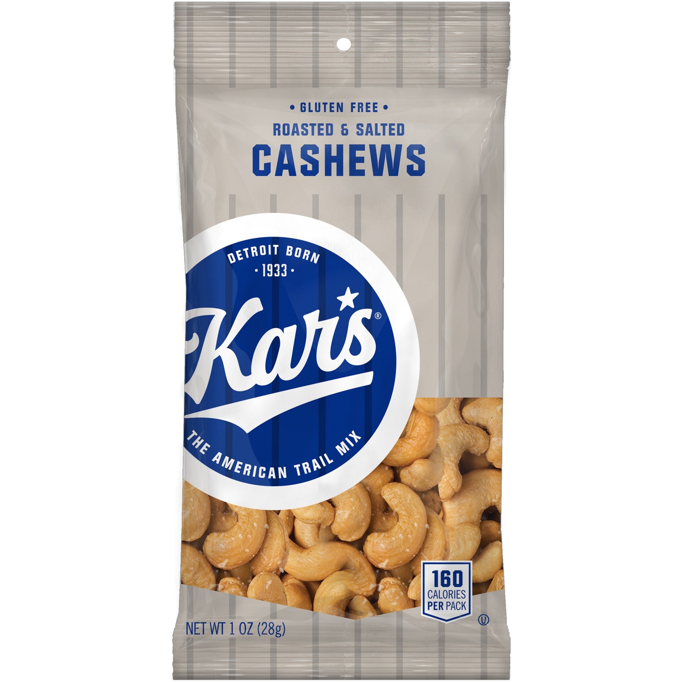 Kar's, KARSN08381, Salted Cashews, 30 / Box