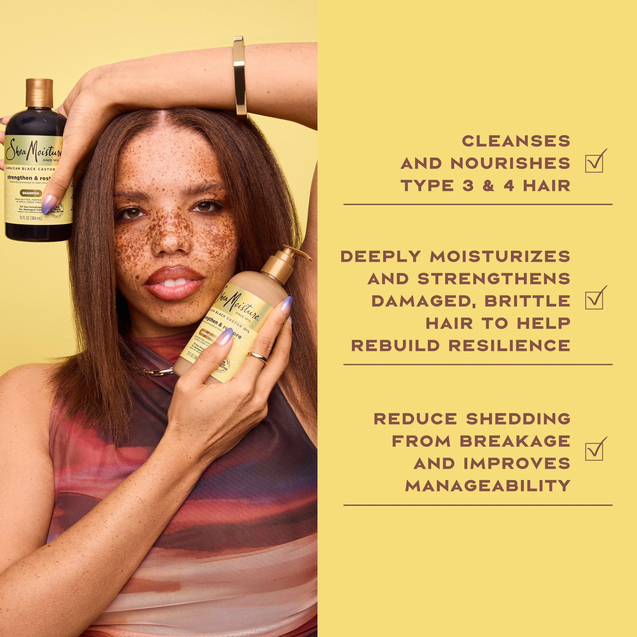 SheaMoisture Jamaican Black Castor Oil Shampoo & Conditioner photo 6