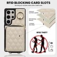 thumbnail image 4 of Funda tipo cartera para teléfono celular Keallce Samsung Galaxy S25 Ultra, 4 of 5