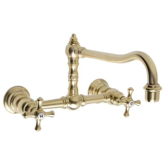 Speakman Sb-3242 Proper 1.75 GPM Wall Mounted Bridge Kitchen Faucet - Brass