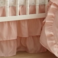 thumbnail image 4 of Levtex Baby - Skylar Crib Bed Set - Baby Nursery Set - Blush - fancy frills - 4 Piece Set Includes Quilt, Fitted Sheet, Wall Decal & Crib Skirt/Dust Ruffle, 4 of 6