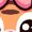 Mauve, variant on Inktastic Nana and Papa Grandchild Girl Tiger Girls Baby T-Shirt