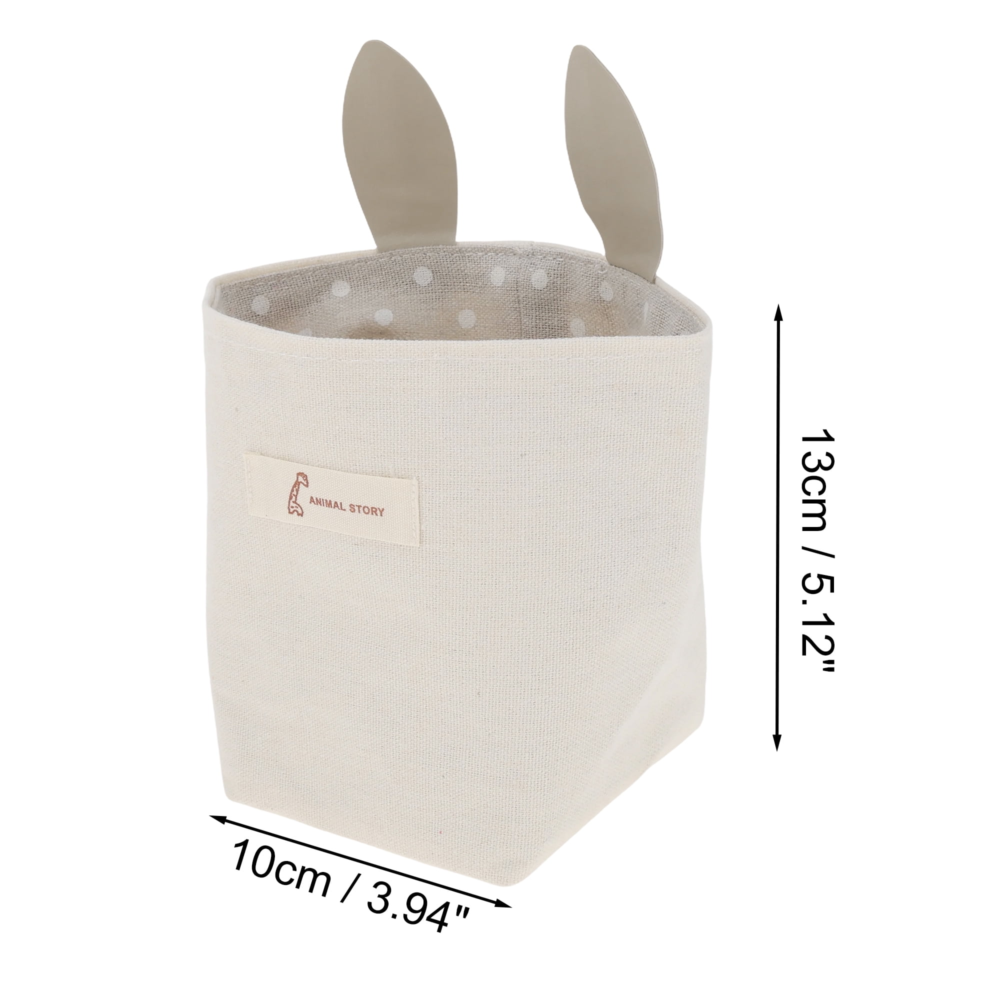 Unique Bargains Durable Simple Reusable Convenient Hanging Storage Bags 1 Pc Beige