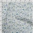 thumbnail image 3 of Soimoi Animals Print, Poly Taffeta Fabric, Decor Sewing Fabric by The Yard 56 Inch Wide, Decorative Fabric for Outdoor Upholstery, Umbrellas and Home Accents, Light Grayish Blue, 3 of 5