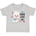 thumbnail image 3 of Inktastic Nana Loves Me- cute and happy llama Boys or Girls Baby T-Shirt, 3 of 5