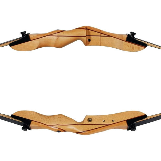 D&Q Arc Recourbé Takedown 30-40 LB - Kit Tir à L'Arc Adulte - Main