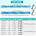 thumbnail image 6 of VIVAGLORY Dog Leash, Heavy Duty Rope Lead with Padded Handle, Reflective, Medium & Large, Blue, 3 ft, 6 of 6