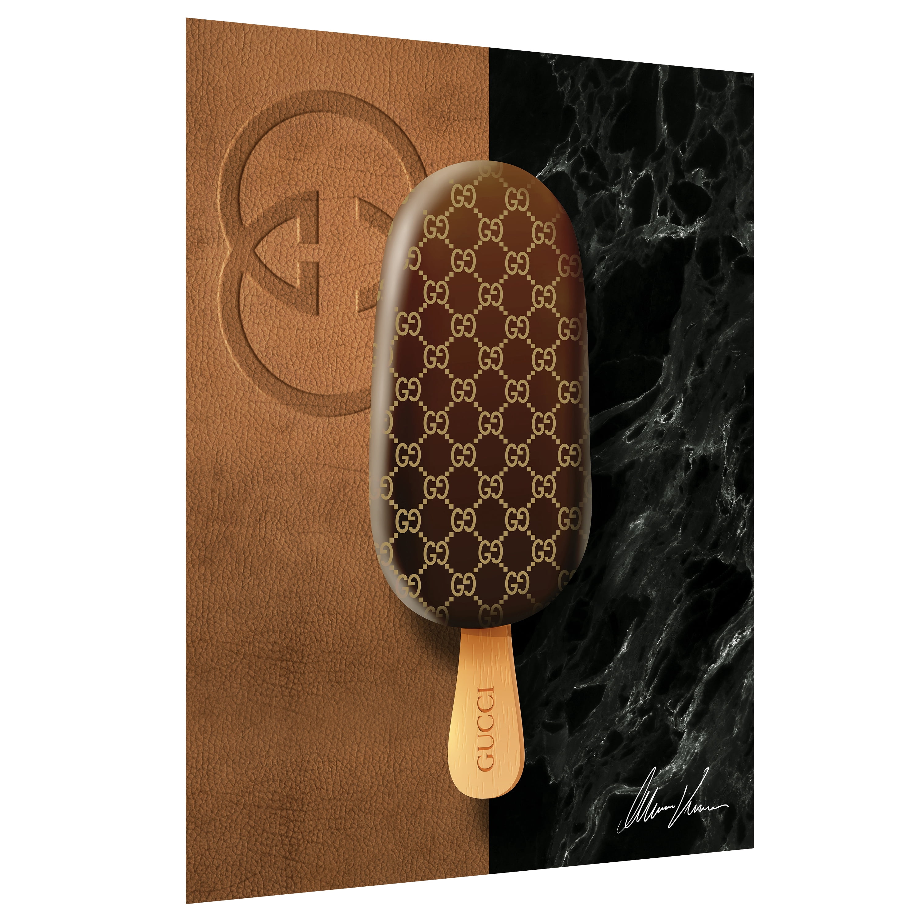 G Glamour Frameless Free Floating Tempered Glass Panel Graphic Wall Art , 18" x 24"