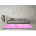 thumbnail image 3 of Ahgly Company Indoor Square Solid Pink Modern Area Rugs, 8' Square, 3 of 4