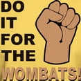 thumbnail image 3 of CafePress - For The Wombats! Light T Shirt - Men's Classic Graphic T-Shirt, 3 of 4