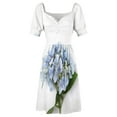 thumbnail image 5 of Blue hydrangea flowers Sleeveless Dress elegant dresses plus sizes, 5 of 5
