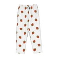 thumbnail image 4 of Naloa Hand Drawn Strawberry Print Women’s Ultra-Soft Comfy Pajama Lounge Pants with Pockets & Drawstring, 4 of 8