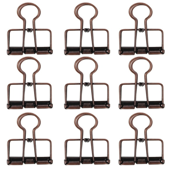 10 Pcs Pinces à Relier en Métal Pinces à Papier pour Documents de Bureau