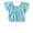 Blue - 152, variant on Aeropostale Womens Embroidered Crop Basic T-Shirt, Blue, Juniors, Large