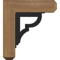 thumbnail image 3 of 3 1/2"W x 18"D x 20"H Bradford Craftsman Ironcrest Smooth Bracket, Western Red Cedar (1 1/2"W x 10"D x 12"H Iron Bracket), 3 of 5