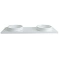 thumbnail image 2 of Bellaterra Home 430003-61D-WERD 61 in. Quartz Countertop & Double Round Sink, White, 2 of 4