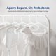 thumbnail image 3 of Ganchos de Plastico Premium SereneLife, Antideslizantes, Ahorradores de Espacio, Duraderos y Resistentes, para Camisas, Suéteres, Sudaderas, Abrigos, Pantalones y Vestidos, Blanco, Pack 10, 3 of 7