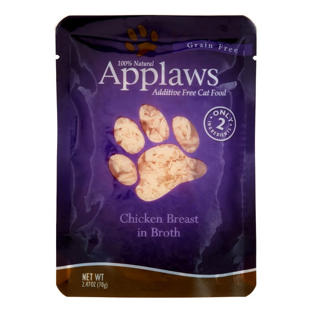 Applaws Pouches GrainFree Chicken Breast Wet Cat Food, 2.47 Oz