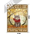 thumbnail image 5 of Once Upon a Time There was a Girl Who Really Loved Cats Funny Tin Sign for Bedroom Living Room, Outdoor Indoor Wall Panel Retro Vintage Decor Gift for Kitten Lovers, 12x16 inch, 5 of 6