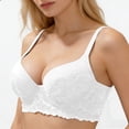 thumbnail image 6 of Womens Bras Underwire Push Up Bras for Women Lace Splice Lightly Lined Casual Everyday Underwear Tshirt Bra, 6 of 6