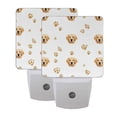 thumbnail image 7 of Adorable Cute Dog Face with Paw Print LED Night Light Sensor Lamp Plug-in Adjustable Brightness 2 Pack, 7 of 7