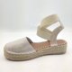 thumbnail image 3 of Moda mujer tobillo correa verano cáñamo cuerda cuña hebilla sandalias Shose Wmkox8yii  sa511, 3 of 8