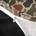 thumbnail image 4 of Erosebridal Gray Brown Camouflage Queen Duvet Cover Set for Boys Men, Camo Wolf Bedding, Black Reversible, 1 Duvet Cover and 2 Pillowcases (No Comforter), 4 of 5