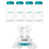 Evenflo Advanced Double Electric Breast Pump with Bonus SimplyMilk 5-Ounce Storage Bottles
