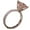 Rose Gold, variant on Walbest Women Luxury Shiny Diamond Ring Square Cubic Zirconia Jewelry Ring Fashion Exquisite Finger Ring for Wedding Engagement