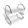 thumbnail image 5 of Tier Dish RackDish Rack 2 Tier Dish Drainer Kitchen Drying Rack Remarkable Clarity, 5 of 5