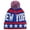 Royal/Red, variant on New York City Hunter USA Large Stars Style Men's Winter Hats (Pink/Black)