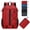 Red, variant on 25L Packable Hiking Backpack - Lightweight Foldable Backpack Water Resistant Daypack for Outdoor, Camping, Sports (Black)
