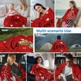 thumbnail image 5 of Red Love,Cooling Blanket,Lightweight Breathable Summer Throw Blanket with Double Sided Cold Effect,Spring Valentine's Plant Dots Lattice Stripe Picnic Blankets Bed Sheet for Hot Sleepers 60"x80", 5 of 8