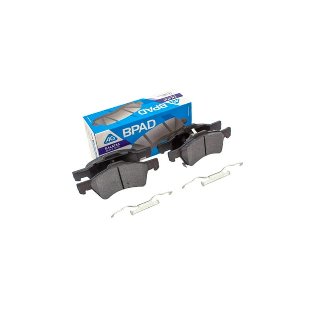 Balatas AG para Auto Delanteras para Chrysler Voyager (Sin ABS) 2001 a 2008 2 Piezas Nuevas