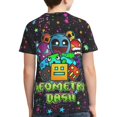 thumbnail image 4 of Geometry Dash Kids T-Shirt 3d Printed Graphic T-Shirts Boys And Girls Short Sleeve Shirts For Youth Kids X-Small, 4 of 7