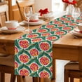 thumbnail image 5 of Spring Botanical Table Runner 72 Inches, Abstract Watercolor Fruits Leaf Plant Bed Runner Dresser Scarves Tabletop for Indoor Outdoor Parties/Ceremony/Banquet, 13" x 72", 5 of 8