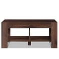 thumbnail image 4 of Costway 2-Tier Wood Coffee Table Sofa Side Table w/ Storage Shelf Living Room Office New, 4 of 4