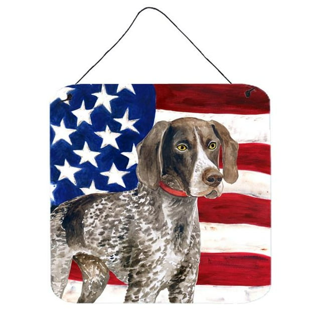 German Shorthaired Pointer Patriotic Wall or Door Hanging Prints